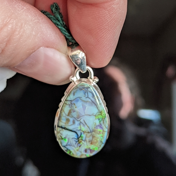 **SOLD**Sterling Opal .925 Silver - Picture 5 of 6